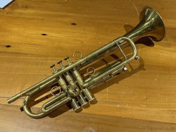 (image for) Blackburn Bb Trumpet - L2 Model #1202, Raw Brass