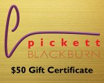 Electronic Gift Certificate $ 50.00
