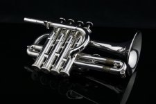 Blackburn Bb/A Piccolo Short Bell Trumpet 4-Valve