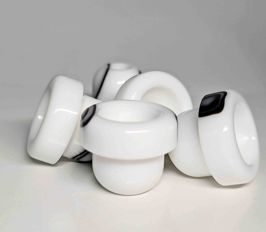 (image for) Acrylic Trumpet Top: 3C/26 Tuxedo Swirl