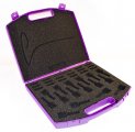 Hard Shell Trombone Mouthpiece Case: 2 piece mouthpieces