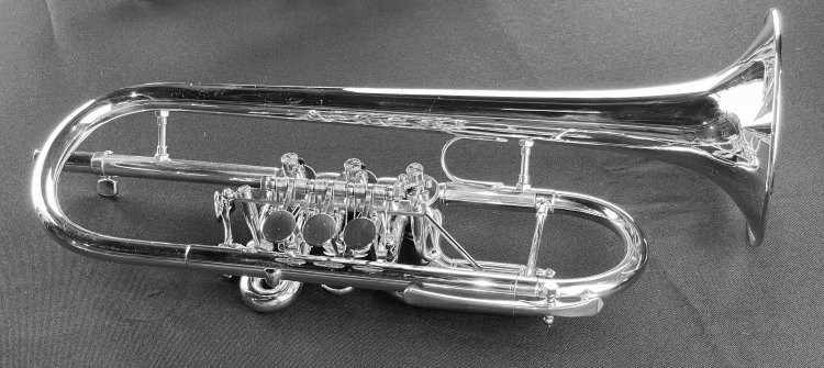 Blackburn Rotary C Trumpet - Click Image to Close